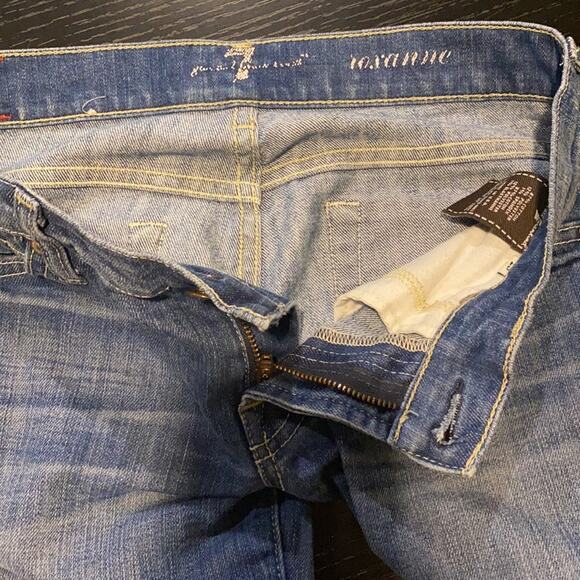 7 for all mankind Roxanne lighter wash jeans 25 - Picture 4 of 8